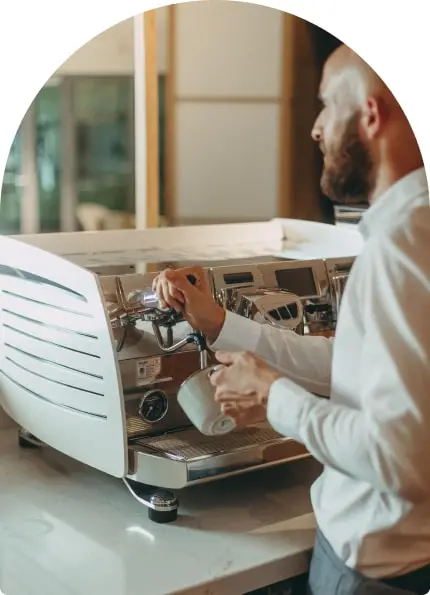 Café et barista pour votre conciergerie